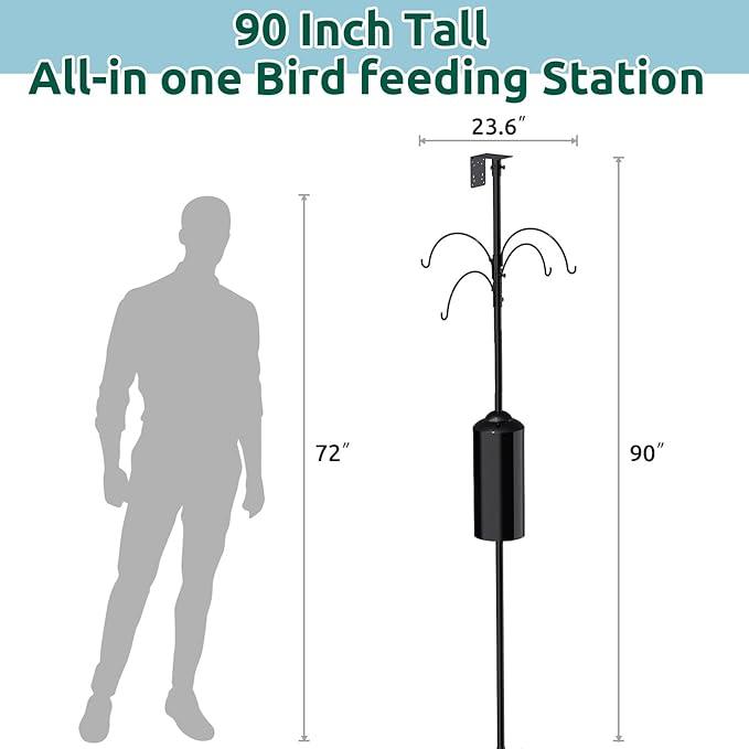 Squirrel Proof Bird Feeder Pole