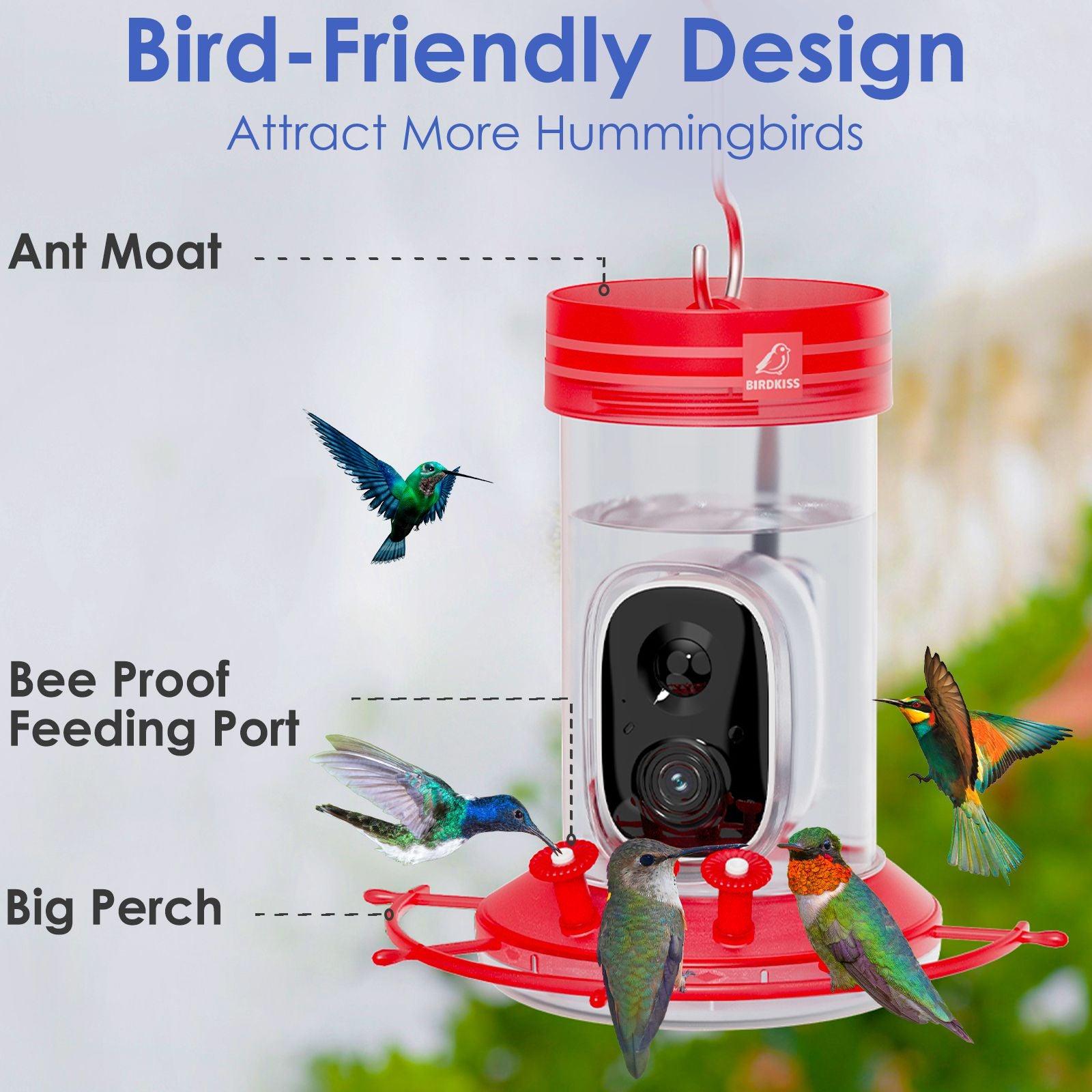 32 OZ Smart Hummingbird Feeder with Camera