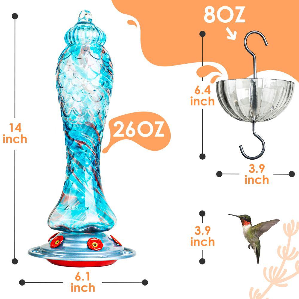 Hummingbird Feeders Ocean - Mermaid - 26 fl.oz